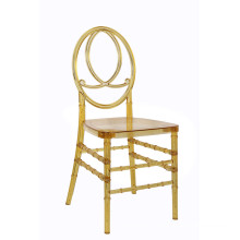 Wholle Sale Clear Golden Phoenix Chair for Wedding Party